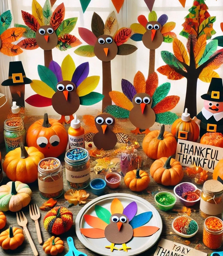 10 Easy Thanksgiving Crafts to Keep Your Kids Busy While You Cook